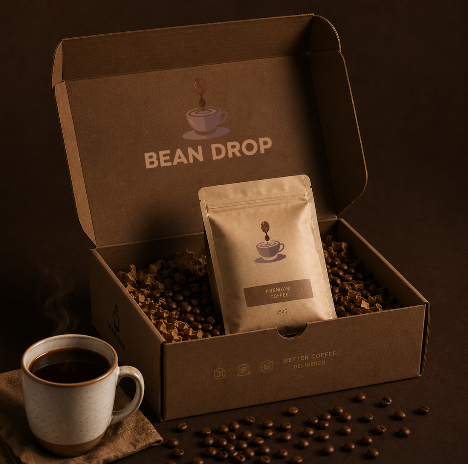 Bean Drop coffee subscription gift box